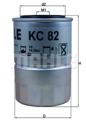 Топливный фильтр KC82D KNECHT