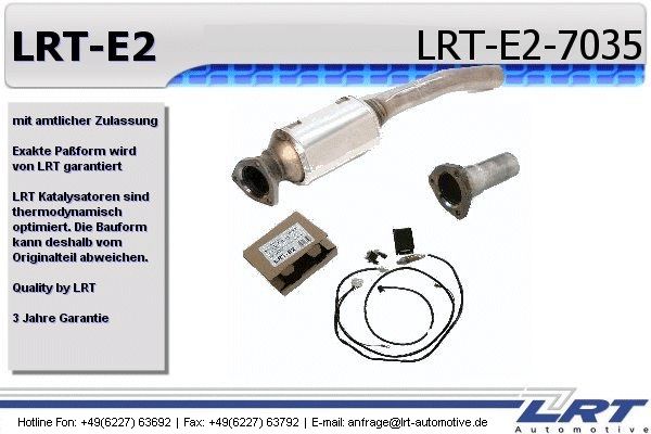 Комплект дооснащения, катализатор LRTE27035 LRT