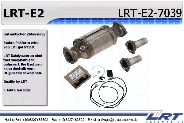 Комплект дооснащения, катализатор LRTE27039 LRT