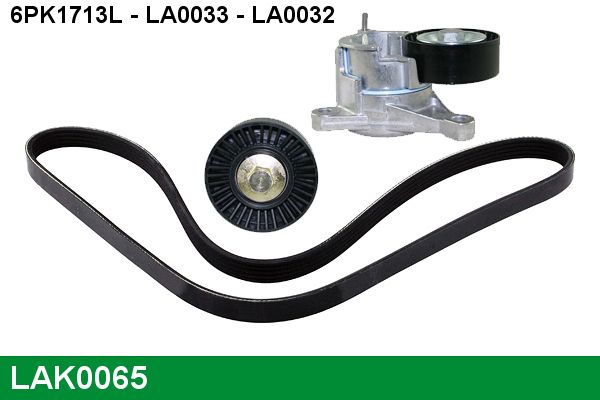 Поликлиновой ременный комплект LAK0065 LUCAS ENGINE DRIVE