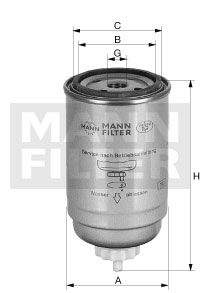 Топливный фильтр WK9029 MANN-FILTER