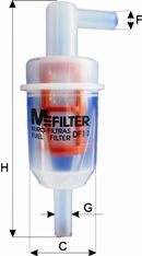 Топливный фильтр DF11 MFILTER