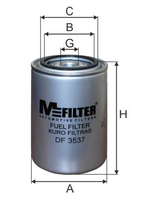 Топливный фильтр DF3537 MFILTER