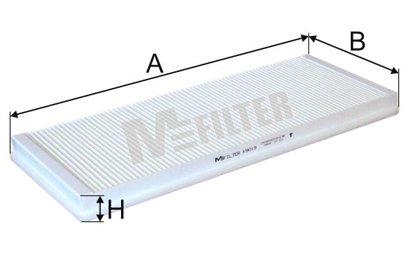 Фильтр, воздух во внутренном пространстве K9019 MFILTER
