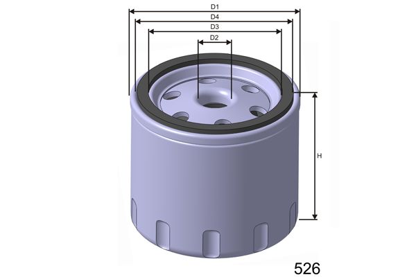 Воздушный фильтр, компрессор - подсос воздуха DS002 MISFAT
