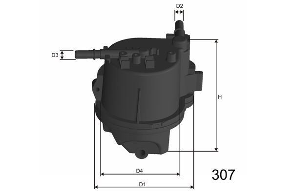 Топливный фильтр F112 MISFAT