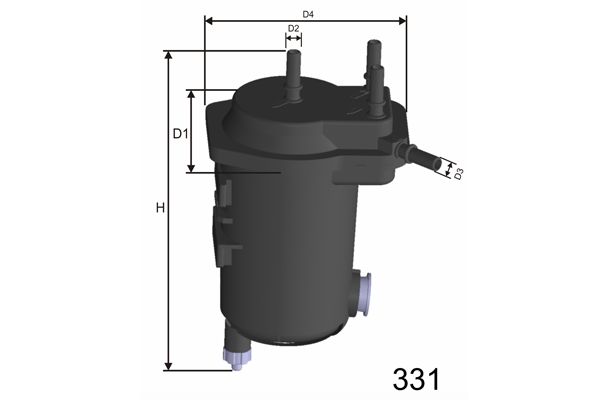 Топливный фильтр F123A MISFAT