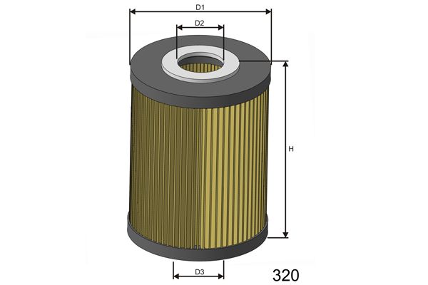 Топливный фильтр F601 MISFAT
