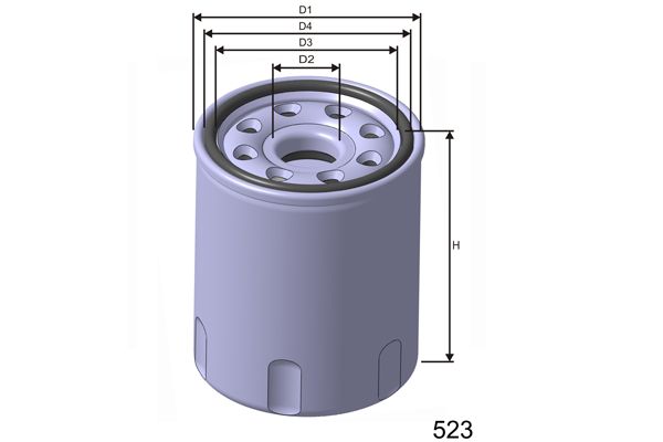 Масляный фильтр Z452 MISFAT