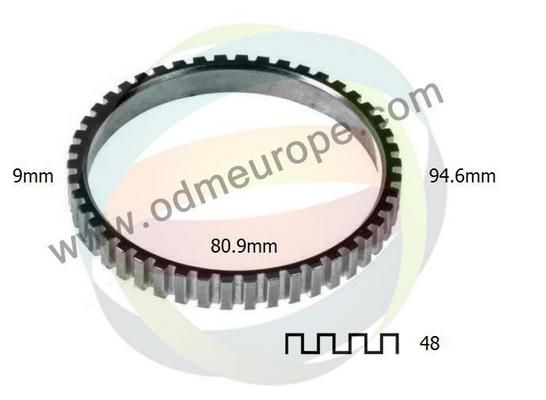 Зубчатый диск импульсного датчика, противобл. устр. 26000001 ODM-MULTIPARTS