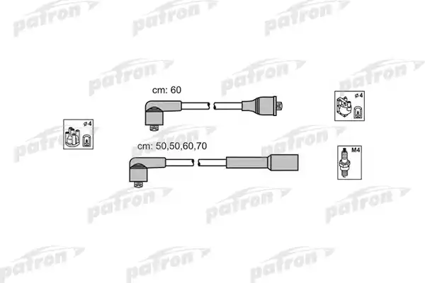 Комплект проводов зажигания PSCI1011 PATRON