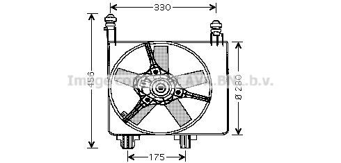 Вентилятор, охлаждение двигателя FD7524 PRASCO