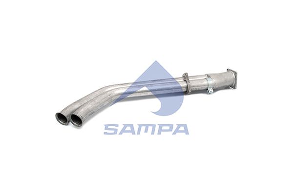 Труба выхлопного газа 021204 SAMPA