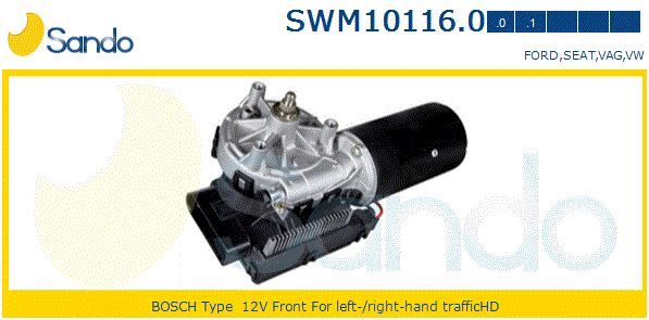 Двигатель стеклоочистителя SWM101160 SANDO