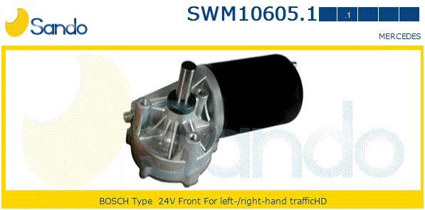 Двигатель стеклоочистителя SWM106051 SANDO