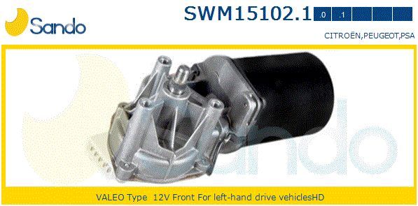 Двигатель стеклоочистителя SWM151021 SANDO