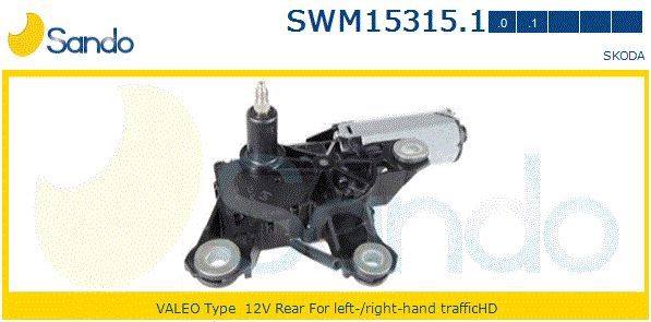 Двигатель стеклоочистителя SWM153151 SANDO