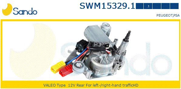 Двигатель стеклоочистителя SWM153291 SANDO