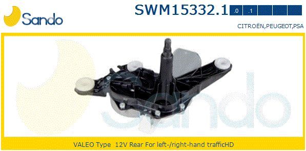 Двигатель стеклоочистителя SWM153321 SANDO