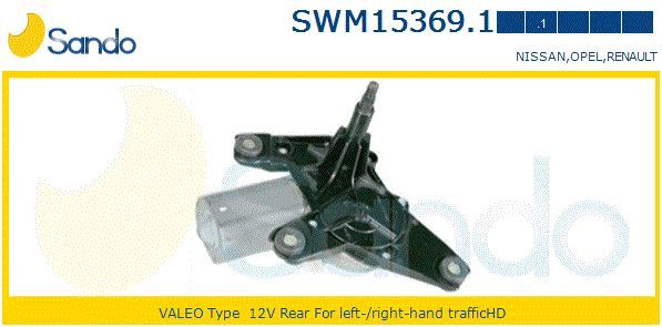 Двигатель стеклоочистителя SWM153691 SANDO