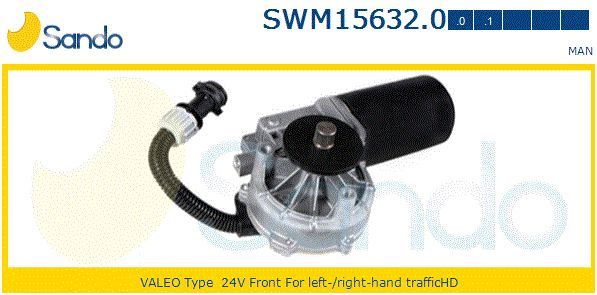 Двигатель стеклоочистителя SWM156320 SANDO
