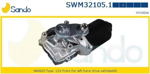 Двигатель стеклоочистителя SWM321051 SANDO
