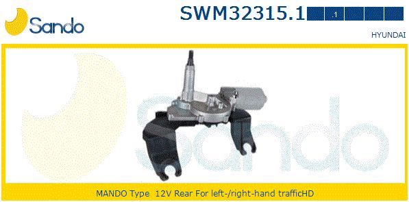 Двигатель стеклоочистителя SWM323151 SANDO
