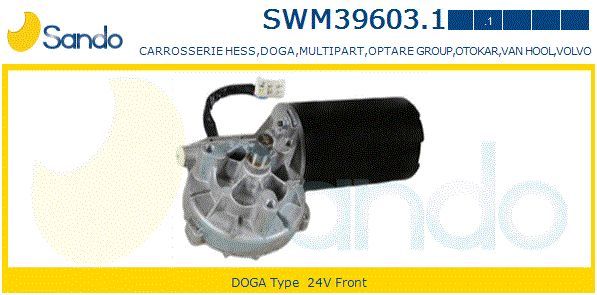 Двигатель стеклоочистителя SWM396031 SANDO