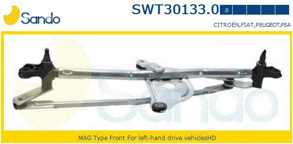 Система тяг и рычагов привода стеклоочистителя SWT301330 SANDO