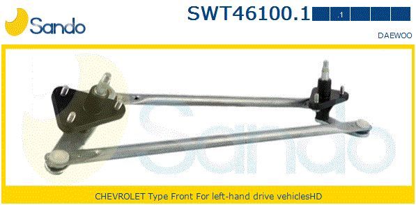 Система тяг и рычагов привода стеклоочистителя SWT461001 SANDO