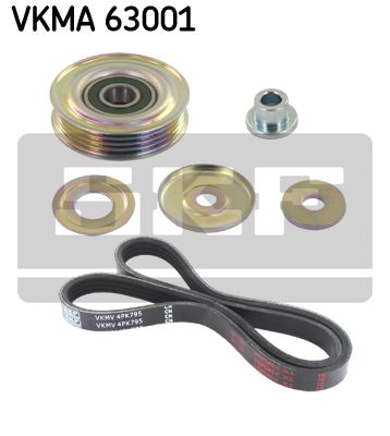 Поликлиновой ременный комплект VKMA63001 SKF