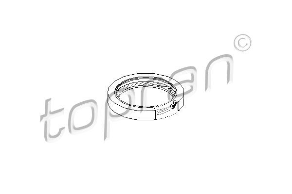 Уплотняющее кольцо, коленчатый вал 101489 TOPRAN