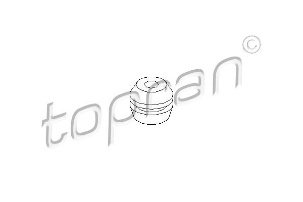 Подвеска, двигатель 102737 TOPRAN