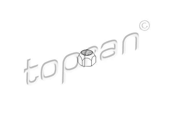 Гайка, выпускной коллектор 108578 TOPRAN