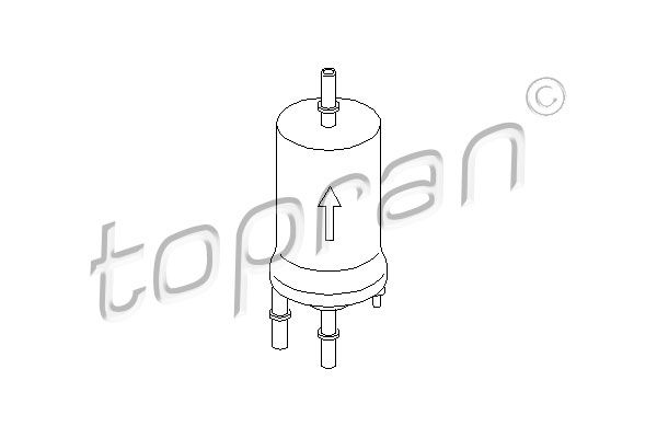 Топливный фильтр 110898 TOPRAN