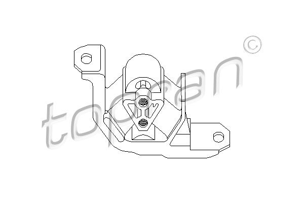 Подвеска, двигатель 201401 TOPRAN