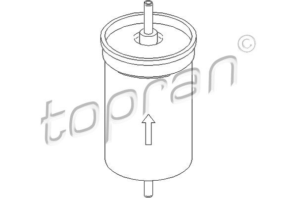 Топливный фильтр 301661 TOPRAN