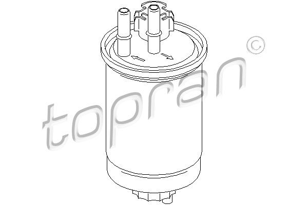 Топливный фильтр 302129 TOPRAN