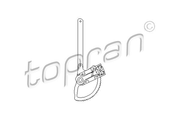 Подъемное устройство для окон 401668 TOPRAN