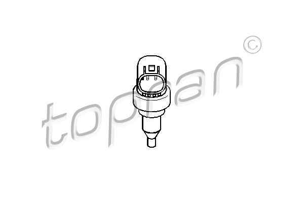 Датчик, температура охлаждающей жидкости 407872 TOPRAN