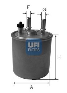 Топливный фильтр 2407300 UFI