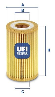 Масляный фильтр 2502200 UFI
