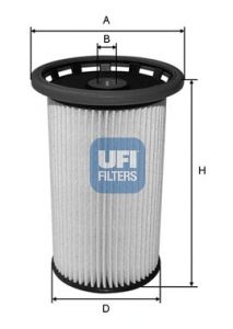 Топливный фильтр 2602500 UFI