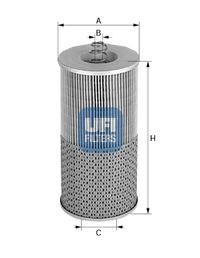 Топливный фильтр 2661100 UFI