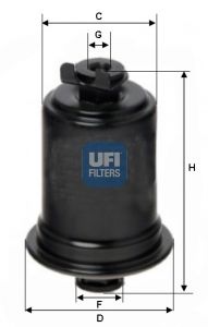 Топливный фильтр 3160800 UFI