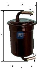 Топливный фильтр 3164900 UFI