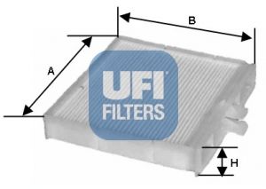 Фильтр, воздух во внутренном пространстве 5309000 UFI