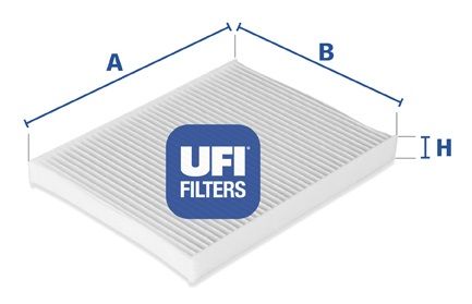 Фильтр, воздух во внутренном пространстве 5314900 UFI