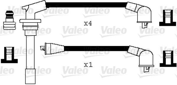 Комплект проводов зажигания 346022 VALEO