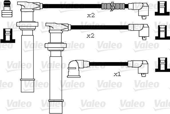 Комплект проводов зажигания 346077 VALEO